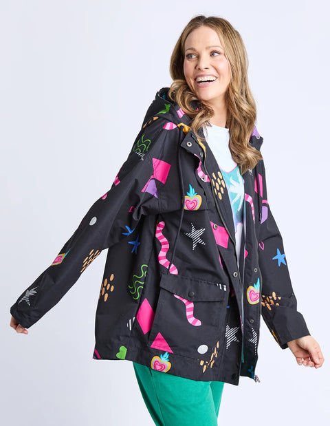Licorice Galaxy Raincoat