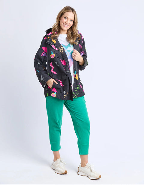 Licorice Galaxy Raincoat