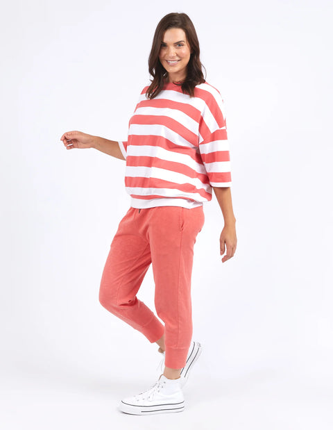 Mazie Block Stripe Sweat