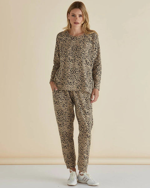 Brixley Long Sleeve Leopard