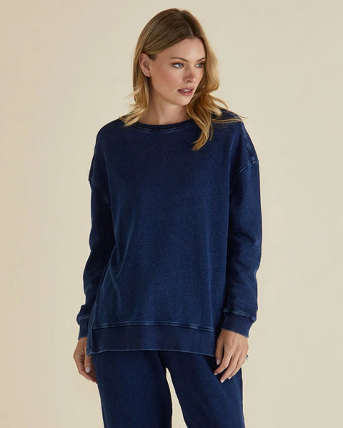Easy Crew Sweat Indigo Wash