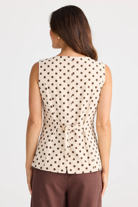 Eden Waistcoat Polka Dot