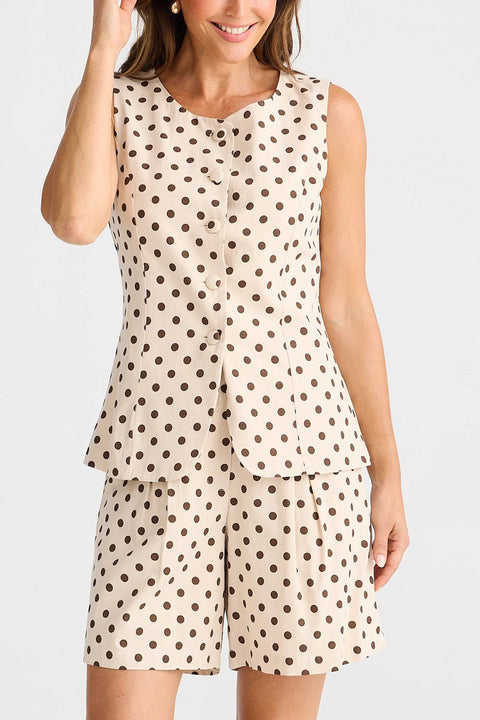 Eden Waistcoat Polka Dot