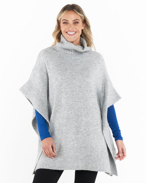 Manhattan Roll Neck Poncho