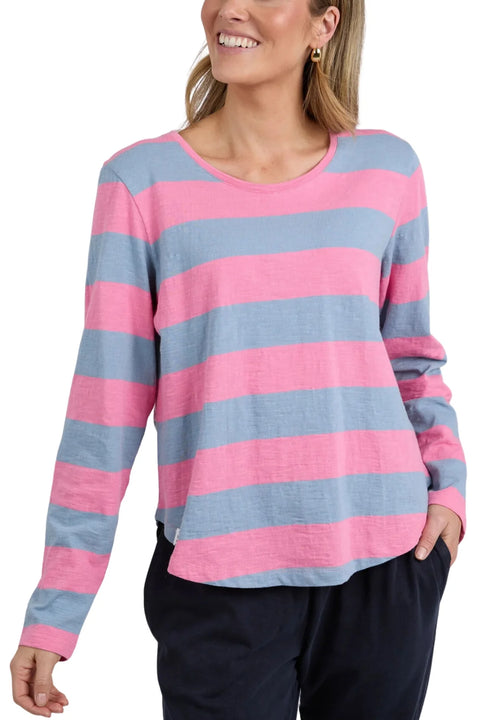 Spritz Striped Long Sleeve Tee