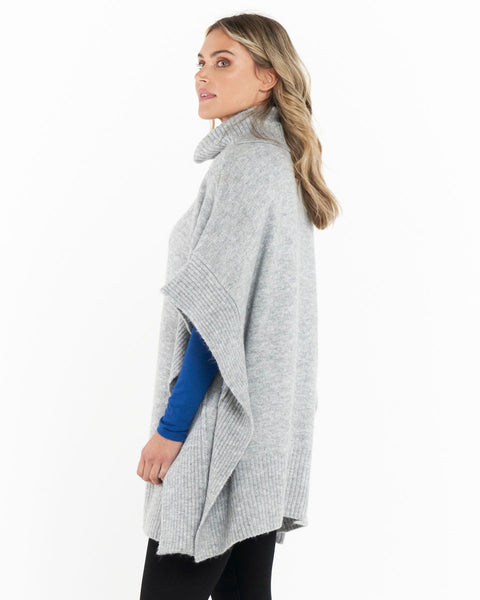 Manhattan Roll Neck Poncho