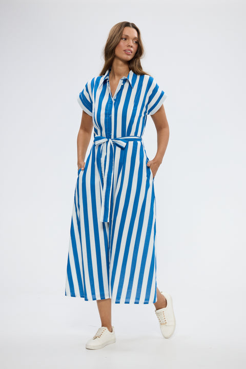 Cordelia Dress Stripe - Willow Collective Mudgee