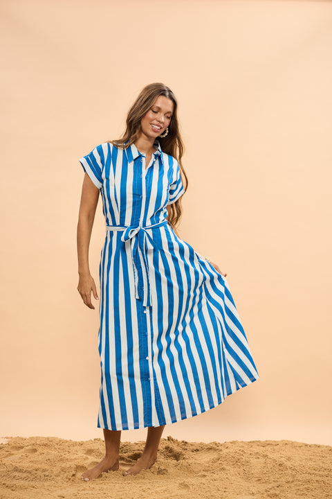 Cordelia Dress Stripe - Willow Collective Mudgee