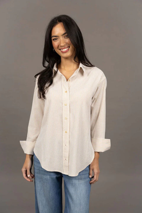 Nala Stripe Shirt - Willow Collective Mudgee