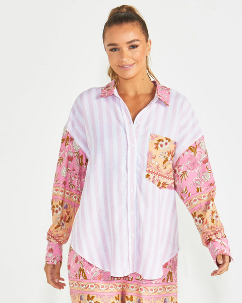 Chiara Spliced Shirt