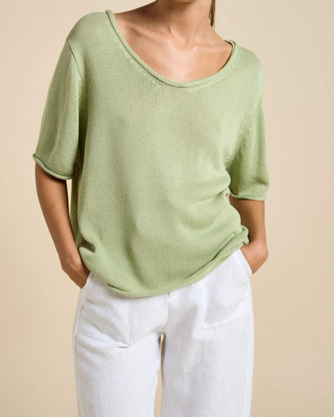 Scoop Neck Spring Tee
