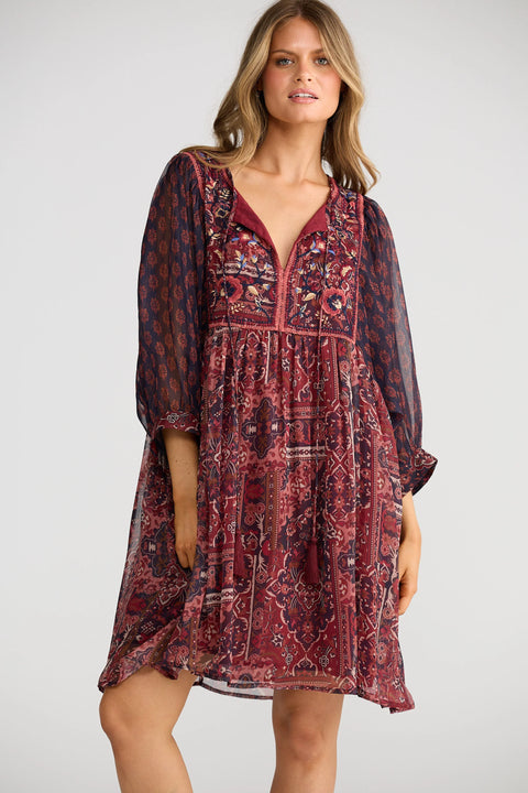 Wisteria Mini Dress - Willow Collective Mudgee