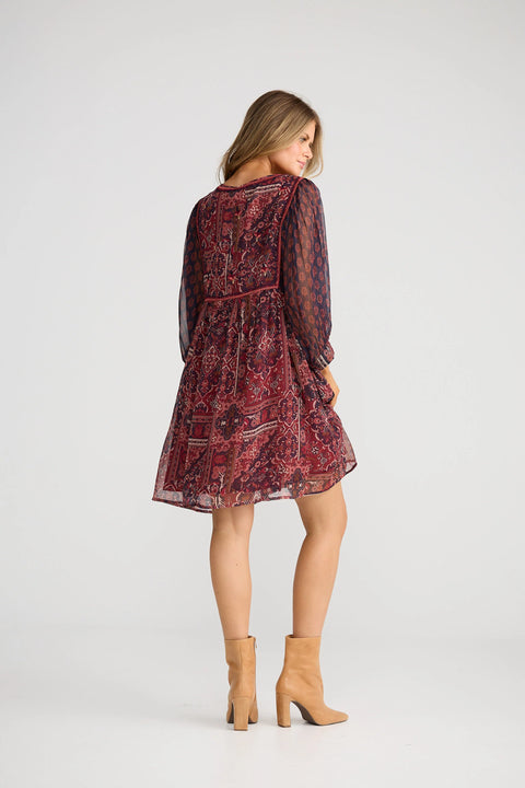 Wisteria Mini Dress - Willow Collective Mudgee