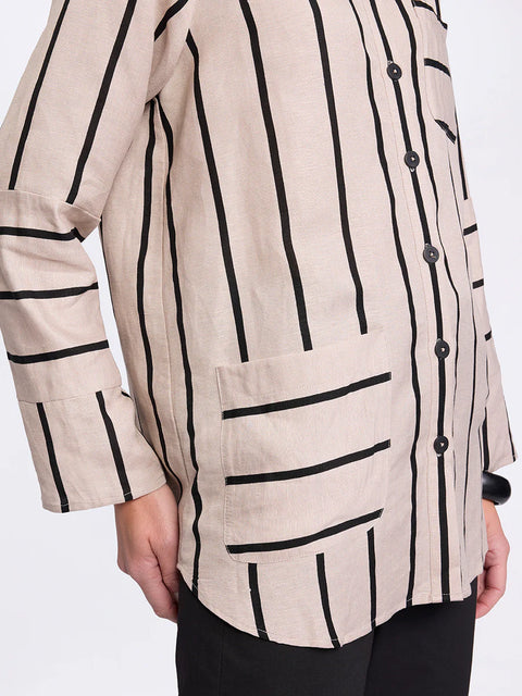 Long Sleeve Stripe Shirt