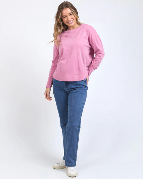 Farrah Long Sleeve Rose Pink