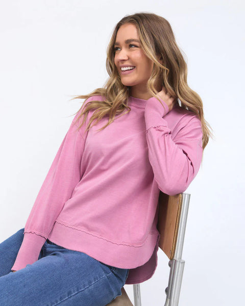 Farrah Long Sleeve Rose Pink