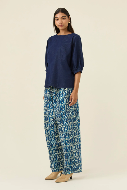 Sloane Denim Top - Willow Collective Mudgee