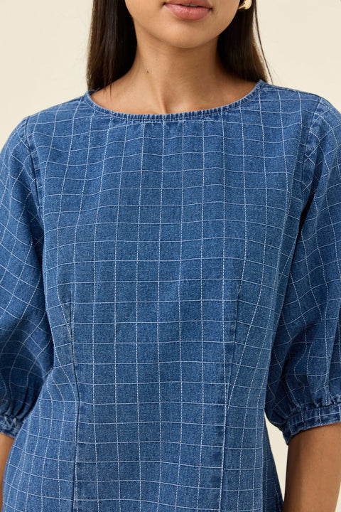Sloane Denim Top - Willow Collective Mudgee