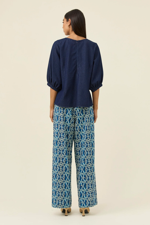 Sloane Denim Top - Willow Collective Mudgee
