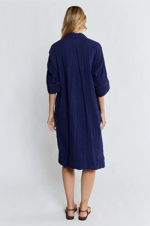 Florida Kaftan Navy