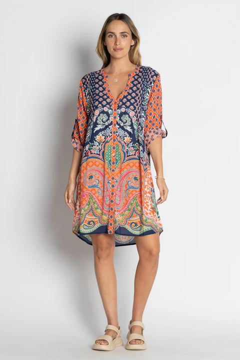 Sarai Button Dress