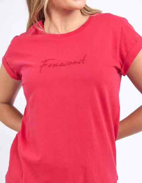 Signature Tee Crimson