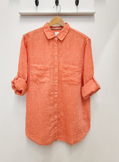 Irish Linen Boyfriend Shirt