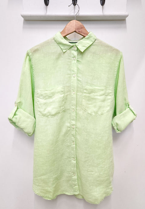 Irish Linen Boyfriend Shirt