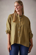 Capella Frill Shirt - Willow Collective Mudgee