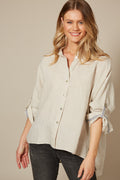 Capella Frill Shirt - Willow Collective Mudgee