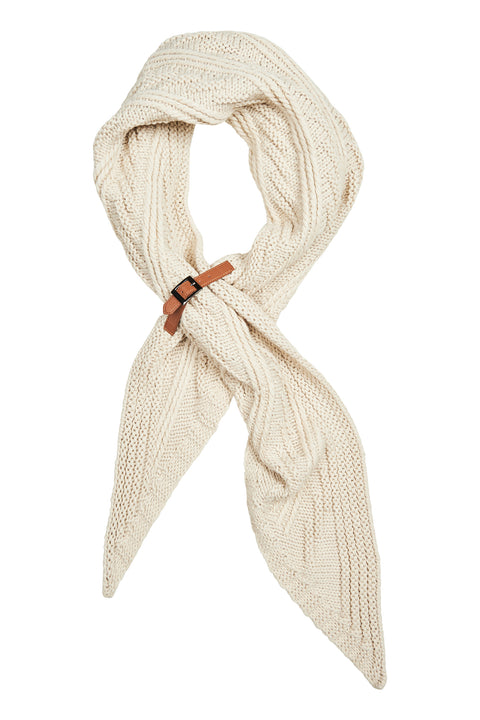 Sepia Cable Scarf
