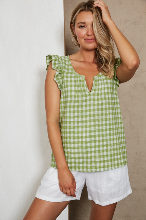 Mimosa Frill Top