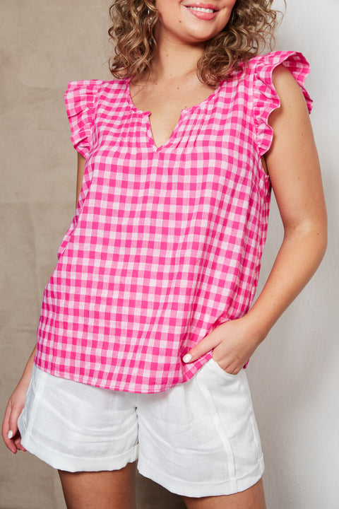 Mimosa Frill Top