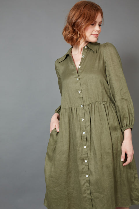 Studio Midi Shirt Dress