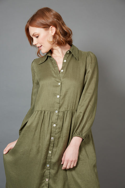 Studio Midi Shirt Dress