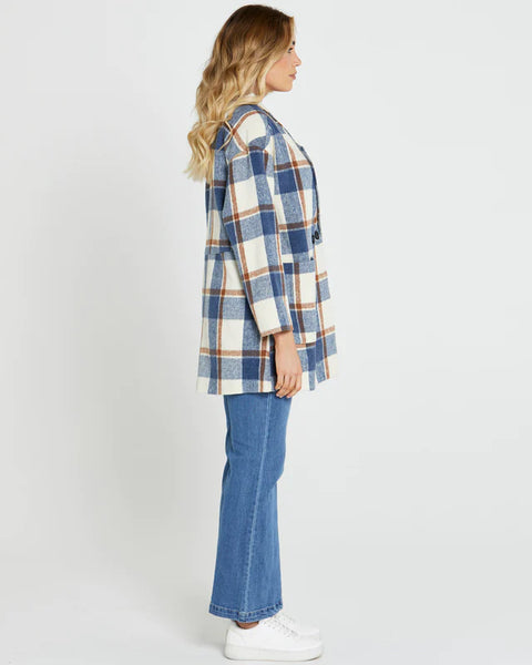 Gracie Check Coat