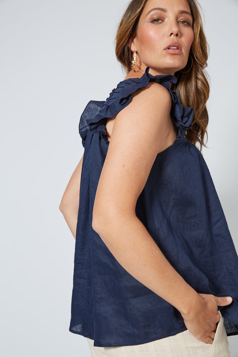 Antillia Peasant Top