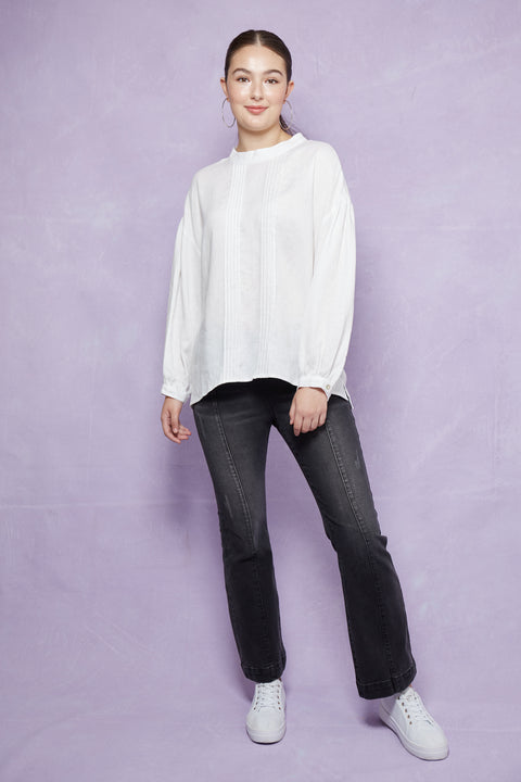 Wintour Pleat Blouse