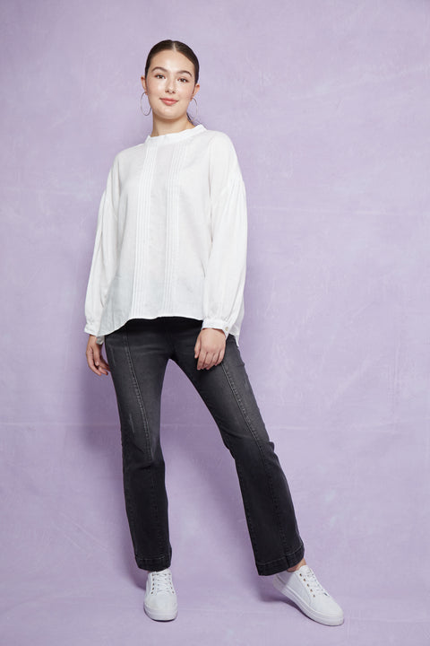 Wintour Pleat Blouse