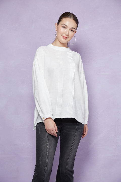 Wintour Pleat Blouse