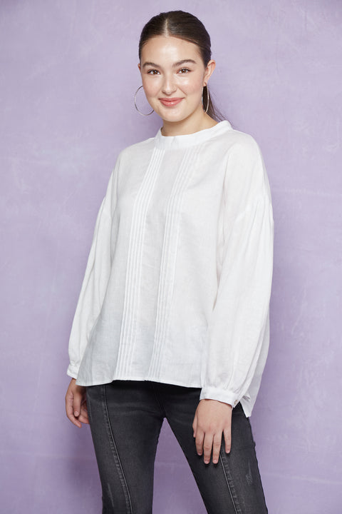 Wintour Pleat Blouse