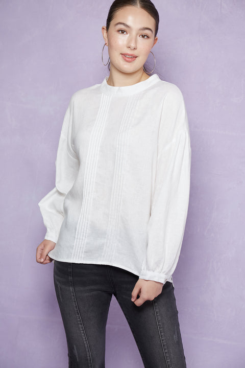Wintour Pleat Blouse