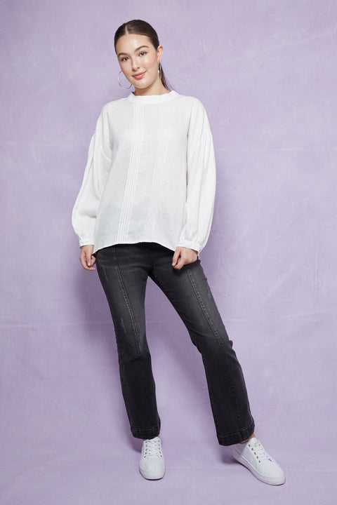 Wintour Pleat Blouse