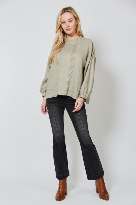 Wintour Pleat Blouse
