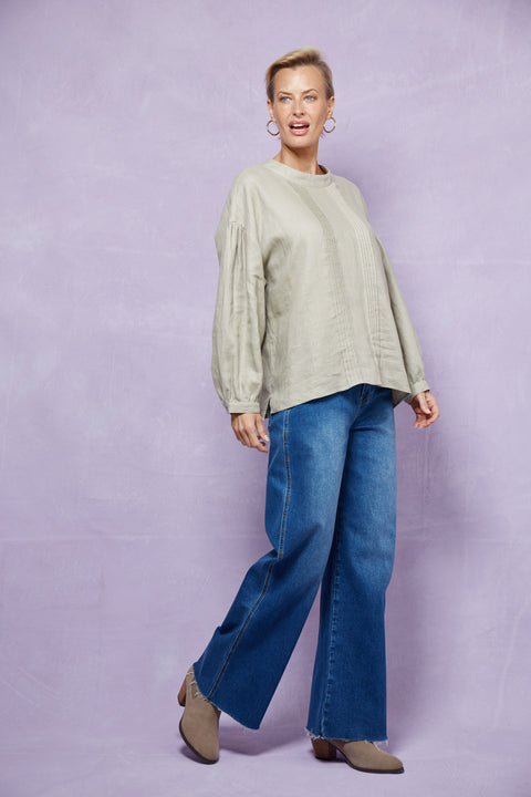 Wintour Pleat Blouse