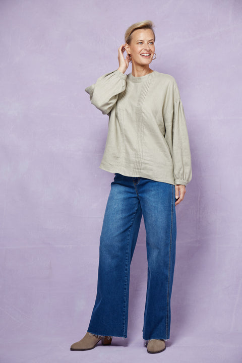 Wintour Pleat Blouse
