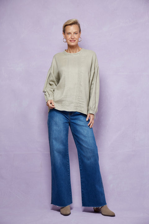 Wintour Pleat Blouse