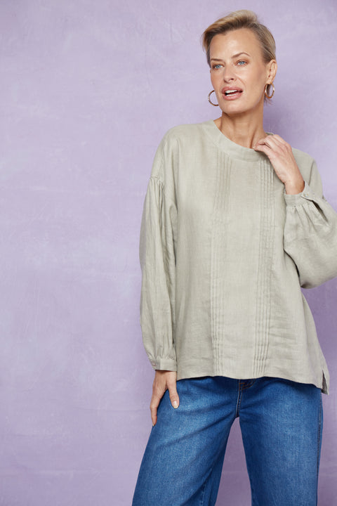 Wintour Pleat Blouse