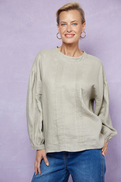 Wintour Pleat Blouse