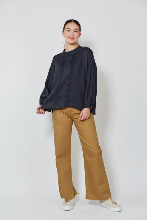 Wintour Pleat Blouse
